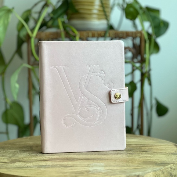 Victoria's Secret Other - Victoria's Secret Light Pink Embossed Journal Vintage EUC
